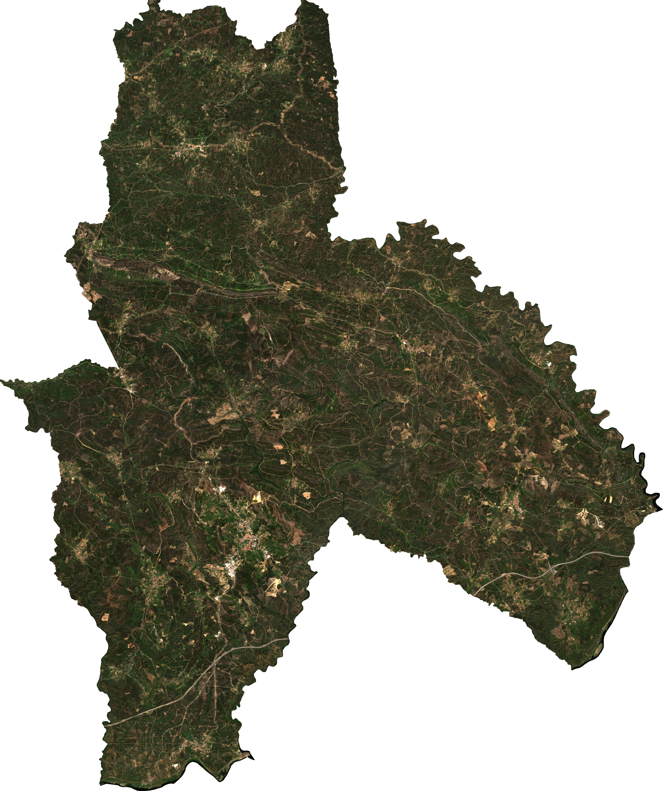 Mação viewed from the sky at 2026-04-18